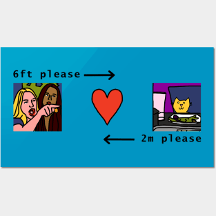 Funny Quarantine Quotes From Woman Yelling at a Cat Posters and Art